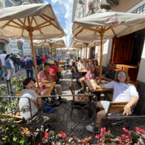 Students at Cafe