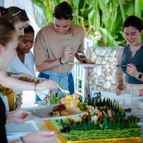 welcome lunch with the students