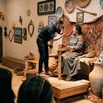 Student in ritual