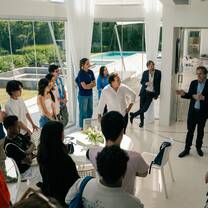 Students visit to private art collections