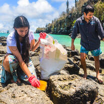 Connect with local youth, learn about their eco-initiatives, and participate in a bay clean-up