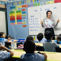 Xplore Cambodia Teaching in Class 1