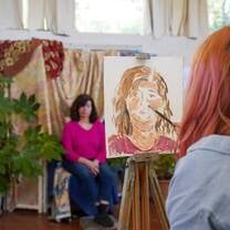 Painting at the Leo Martchutz School of Art