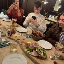 EF language year students try authentic German food
