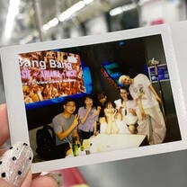 EF students singing at a Karaoke club