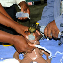Medical students in Rwanda clinical program