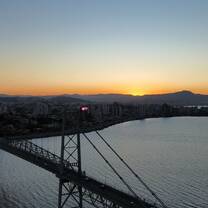 Florianopolis Bridge Sunset