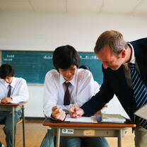 ALT teaching in junior high school