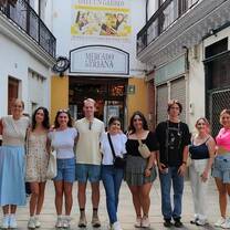 Student participating in an internship in Seville, Spain