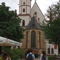 In Leipzig. St Thomas church. 