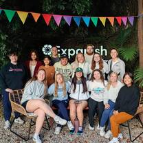 Expanish patio group photo