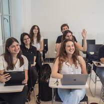 Students in class