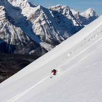 Backcountry skiing in the Canadian Rockies
