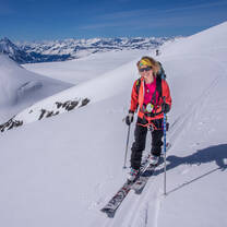 Ski mountaineering in the Canadian Rockies