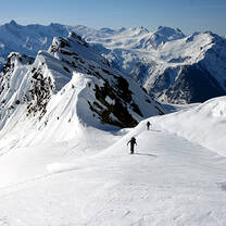 Ski mountaineering in the Canadian Rockies