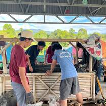 Volunteers helping at the Trust's garden sites