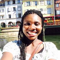 Participant selfie exploring France