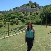 Participant exploring rural France