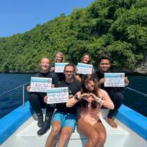 AITC Graduates on the boat