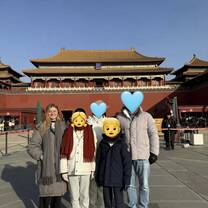 Au pair in Beijing with her host family