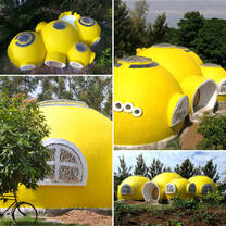 Yellow Volunteer Dome House