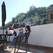 A view of Alhambra from the Terrace