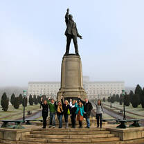 IFSA Students at the Carson Monument in N. Ireland