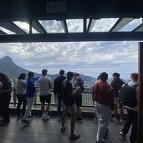 Students enjoying the view. 