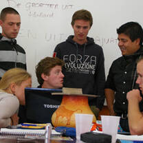 Group discussion time at Plateros