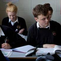 Teenagers studying English in Ireland