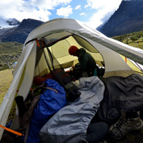 Studying in the Andes
