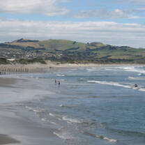 A shot of St. Kilda's beach. -Photo copyright Laura Quist