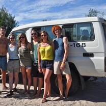 A group of students on Fraser Island - Photo copyright Brianna Elliott