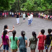 Dance Competition with the Volunteers at Yayasan, Bali Program by the Sea