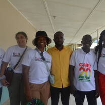 Volunteers, GHEI staff and Municipal Hospital staff