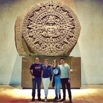 The famous Aztec Calendar