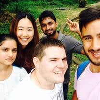 Volunteer group was always formed by people from all over the world.