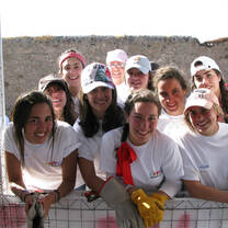 A group of volunteers in Mexico