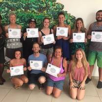 TEFL grads with their certificates