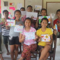 Art Lesson with Class D
