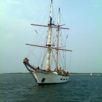 One of the SEA Semester student sailing vessels