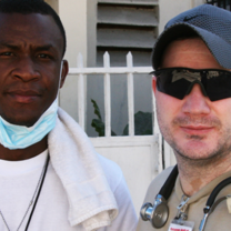 Medical volunteers in Haiti