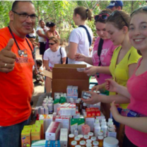 student medical volunteers in Nicaragua