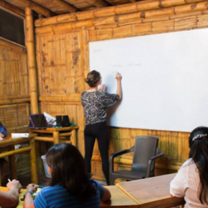Students at International House Montanita