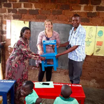 volunteering in a Ugandan school