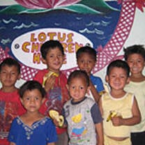 A group of children in Nepal