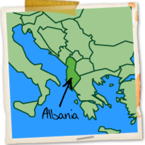 Did you know Albania is located just north of Greece?
