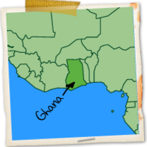 Ghana map
