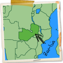 Map of Zambia