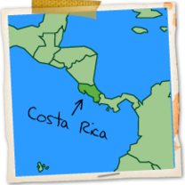 map of Costa Rica